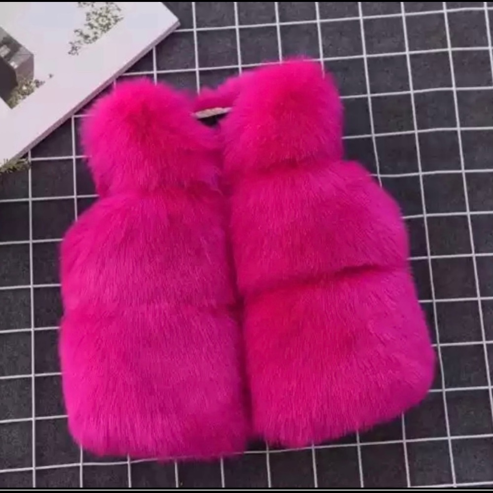 faux fur vest